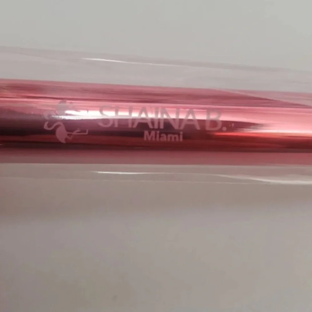 💎 SHAINA B. MIAMI Setting Make Up Brush Metallic Pink Professional New